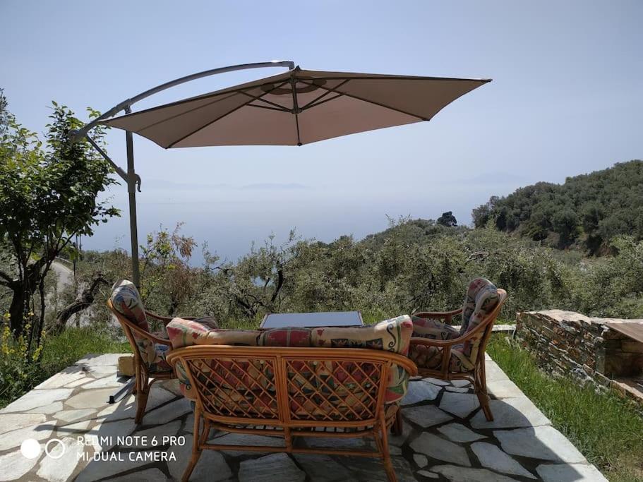Pelion Mountain & Sea Villa - Private Studio Ano Gatzea Eksteriør bilde